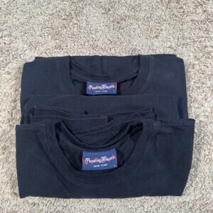 Lot of 2 Rowing Blazers Blank T Shirt Black Size Large